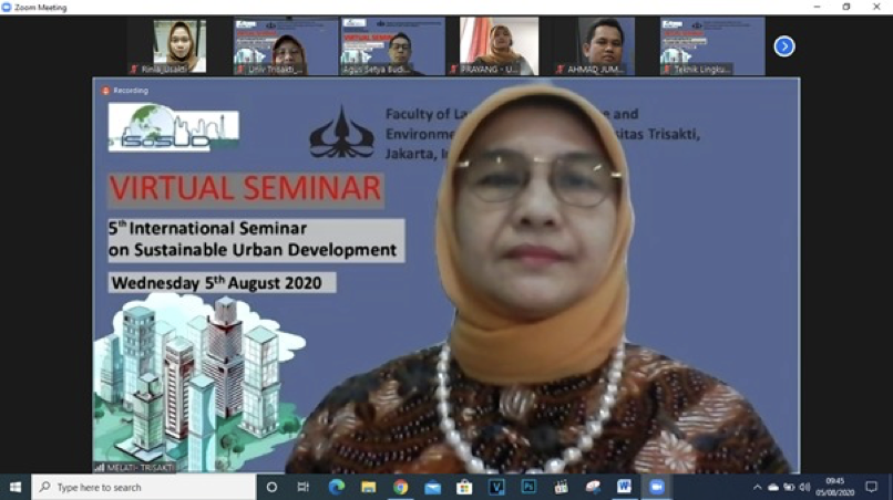 Dean of Landscape Architectur and Environmental Technology, Universitas Trisakti, Jakarta- Dr. Melati Ferianita Fachrul, MS